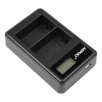 AOPULY Зарядно устройство за батерии NP-FM50 NP FM50 Камера Батерия LCD USB зарядно за Sony Alpha A100 DSLR-A100 A100K CCD-TRV408 DCR-PC105
