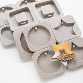 DIY gyertyák Aroma viasz tabletta szilikon forma szappan virág gyertya agyag forma Kézzel készített szárított aroma viasz tabletta szilikon forma XJ28