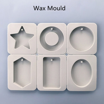 DIY Candles Aroma Wax Tablet Silicone Mold Soap Flower Candle Clay Mould Χειροποίητα αποξηραμένα Aroma Wax Tablets Silicone Mold XJ28