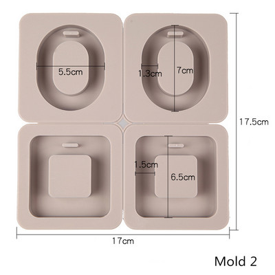 DIY gyertyák Aroma viasz tabletta szilikon forma szappan virág gyertya agyag forma Kézzel készített szárított aroma viasz tabletta szilikon forma XJ28