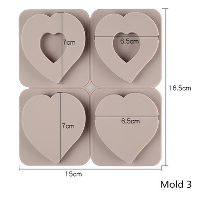 DIY gyertyák Aroma viasz tabletta szilikon forma szappan virág gyertya agyag forma Kézzel készített szárított aroma viasz tabletta szilikon forma XJ28