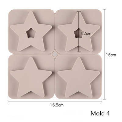 DIY gyertyák Aroma viasz tabletta szilikon forma szappan virág gyertya agyag forma Kézzel készített szárított aroma viasz tabletta szilikon forma XJ28