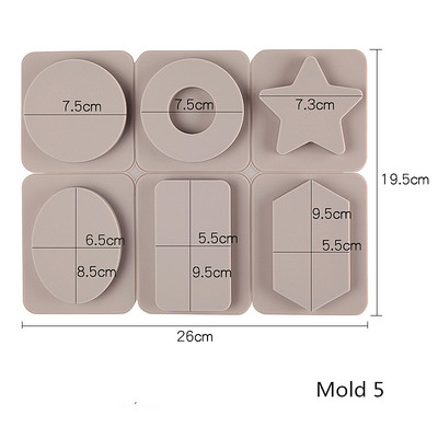 DIY gyertyák Aroma viasz tabletta szilikon forma szappan virág gyertya agyag forma Kézzel készített szárított aroma viasz tabletta szilikon forma XJ28