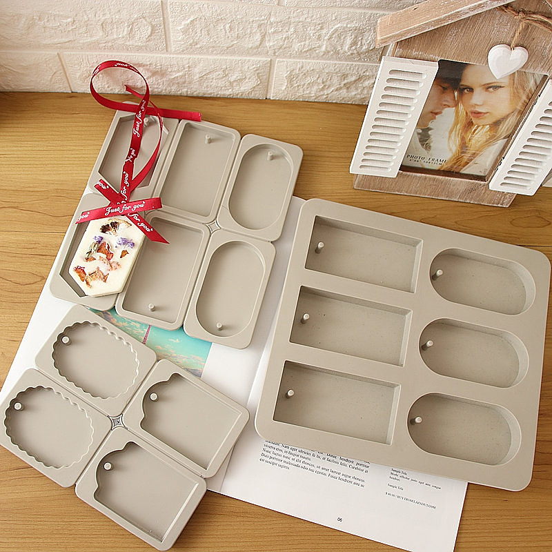 DIY gyertyák Aroma viasz tabletta szilikon forma szappan virág gyertya agyag forma Kézzel készített szárított aroma viasz tabletta szilikon forma XJ28