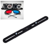 1/4 csavaros dupla fejű keresztrúd állvány, fényképezőgép DSLR monitor DV mikrofon állvány tartó vakutartó Fényképészeti tartozékok