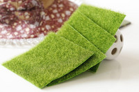 Miniatűr fotózás Dísztárgyak Szimuláció Zöld gyep rét Hamis moha Fényképezés Háttér Kiegészítők Fotografia