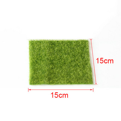 Miniatűr fotózás Dísztárgyak Szimuláció Zöld gyep rét Hamis moha Fényképezés Háttér Kiegészítők Fotografia