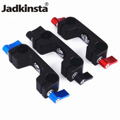 Jadkinsta 15 mm-es sínhíd-rúdszorító furatok távolsága 60 mm DSLR 15 mm-es rudak szerelvényrendszeréhez Photo Studio tartozékok 15 mm-es rúdbilincs