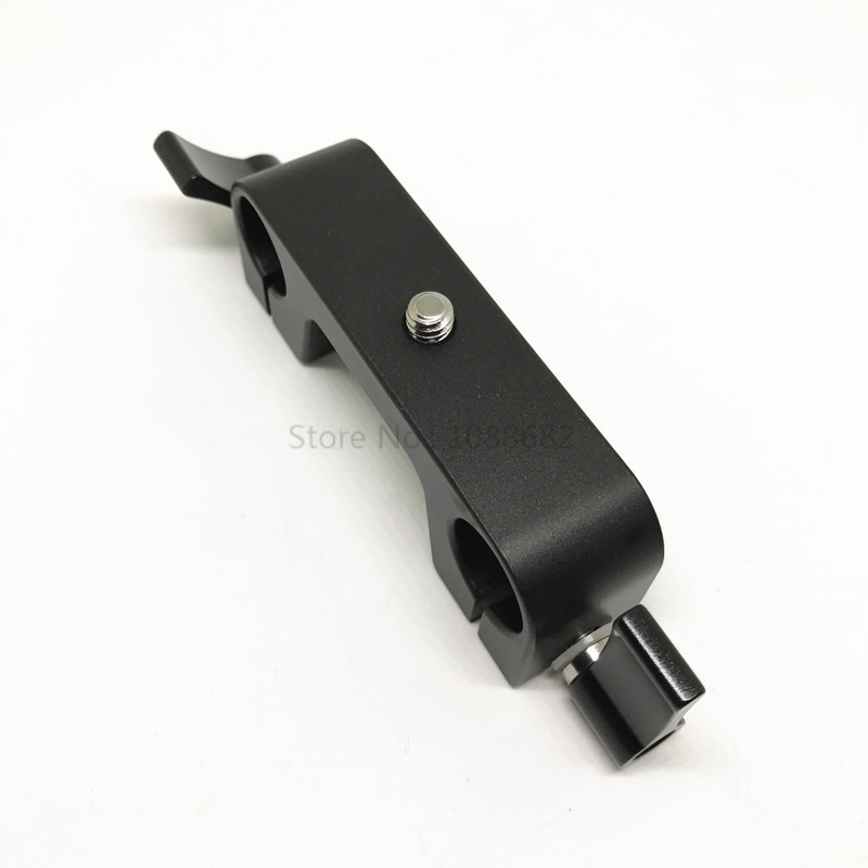 Jadkinsta 15 mm-es sínhíd-rúdszorító furatok távolsága 60 mm DSLR 15 mm-es rudak szerelvényrendszeréhez Photo Studio tartozékok 15 mm-es rúdbilincs