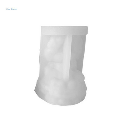 Armsad küülikud Silikoonvormid Lauakaunistused Vorm DIY Epoksiidvaiguvormid Krohvide valmistamise tööriist Lihtne puhastada