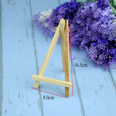 Dabas koka foto plaukts mini molberts Nosūtiet karti pēc nejaušības principa fotoattēlu fotografēšanai Rekvizīti istabas mājas kāzu dekorācijas priekšmeti