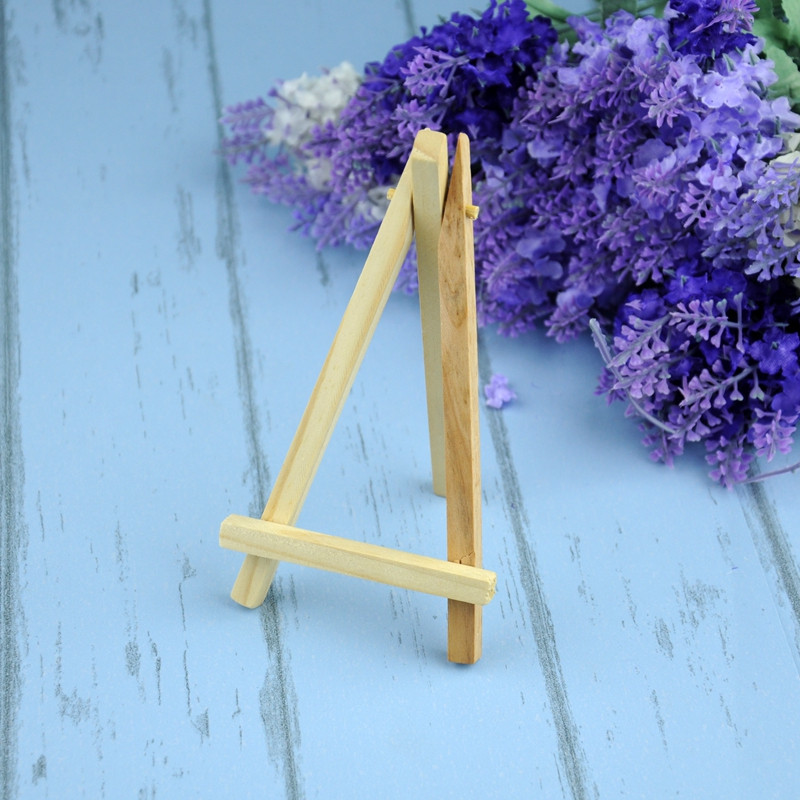 Dabas koka foto plaukts mini molberts Nosūtiet karti pēc nejaušības principa fotoattēlu fotografēšanai Rekvizīti istabas mājas kāzu dekorācijas priekšmeti