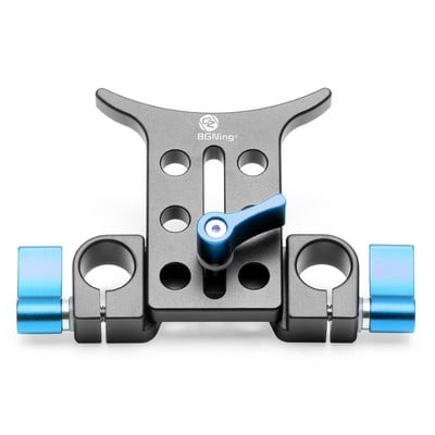 Aliaj de aluminiu 15MM Suport pentru obiectiv teleobiectiv Suport suport pentru cameră Adaptor Clip pentru tub de extensie SLR DSLR Sistem de clemă pentru tijă