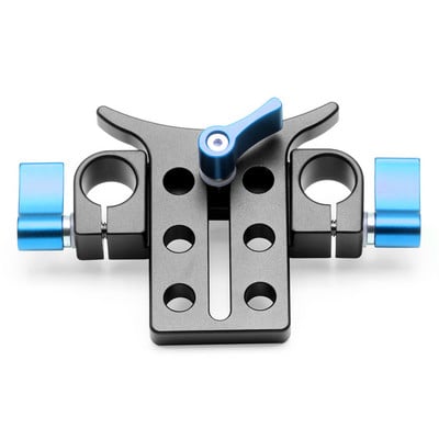 Aliaj de aluminiu 15MM Suport pentru obiectiv teleobiectiv Suport suport pentru cameră Adaptor Clip pentru tub de extensie SLR DSLR Sistem de clemă pentru tijă