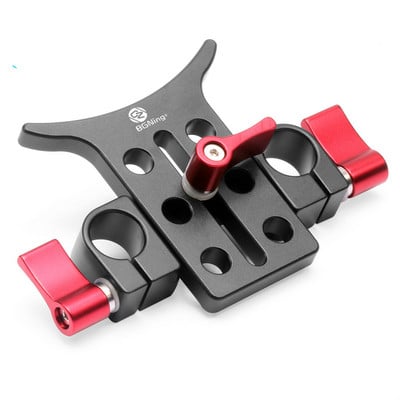 Aliaj de aluminiu 15MM Suport pentru obiectiv teleobiectiv Suport suport pentru cameră Adaptor Clip pentru tub de extensie SLR DSLR Sistem de clemă pentru tijă