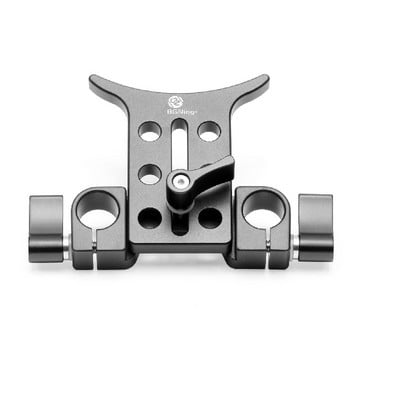 Aliaj de aluminiu 15MM Suport pentru obiectiv teleobiectiv Suport suport pentru cameră Adaptor Clip pentru tub de extensie SLR DSLR Sistem de clemă pentru tijă