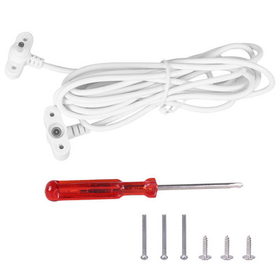 8.2ft/2.5m otporan na vremenske uvjete DC produžni kabel za prstenastu reflektorsku svjetiljku Prstenastu reflektorsku svjetiljku Cam baterijsku solarnu ploču s odvijačem i vijcima