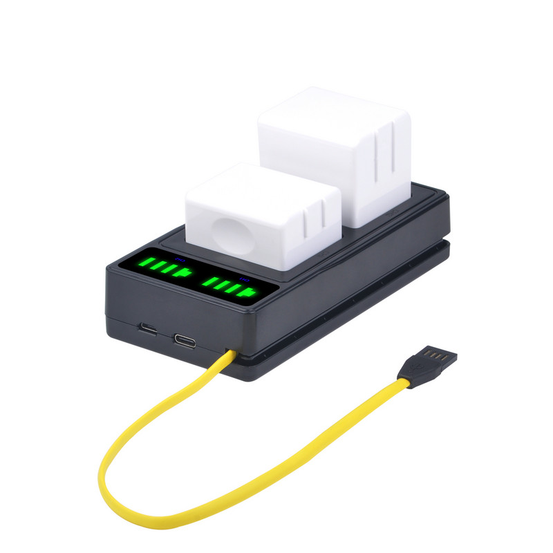 Batmax LED dvostruki punjač baterija s priključkom tipa C za Arlo Pro A1/A2 bateriju za Arlo Pro/Pro 2/Pro Go kameru