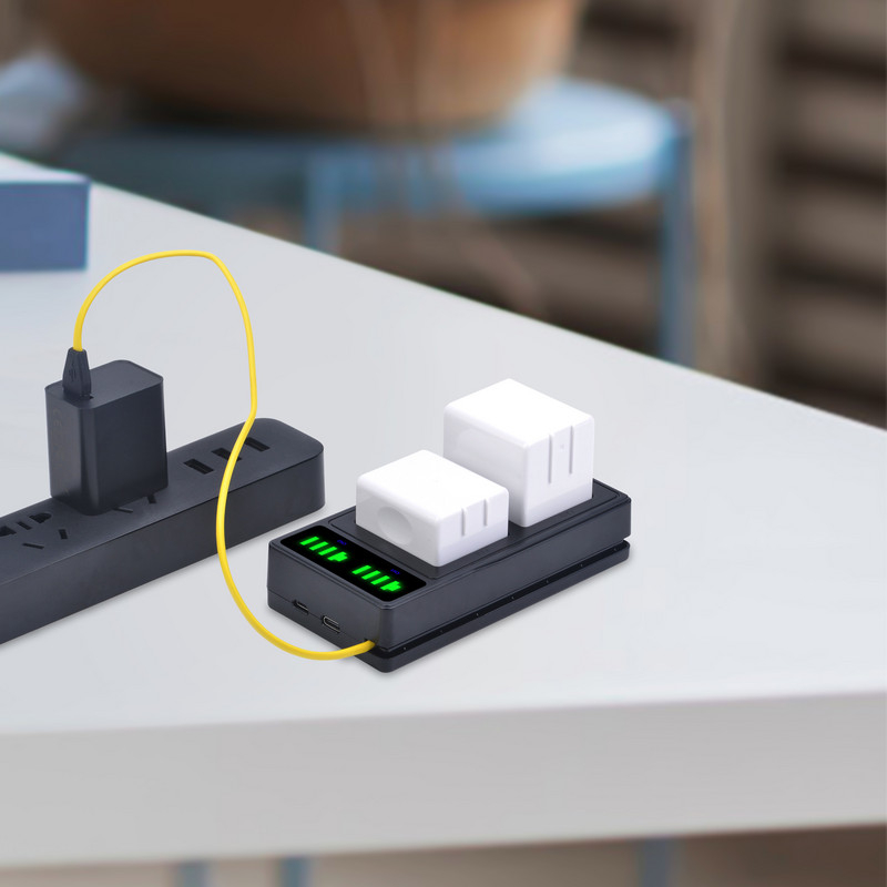 Batmax LED dvostruki punjač baterija s priključkom tipa C za Arlo Pro A1/A2 bateriju za Arlo Pro/Pro 2/Pro Go kameru