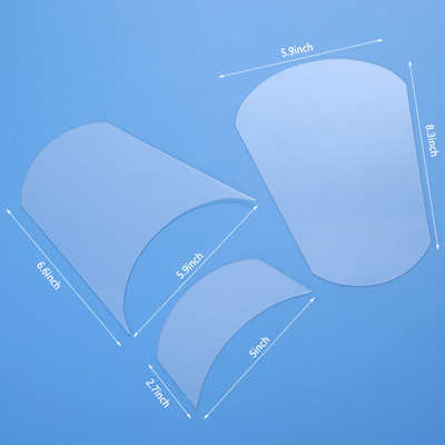 Kavos liniuotės siuvimo šablonas Daugkartinio naudojimo DIY rankų darbo siuvimo liniuotė Daugiafunkcis siuvimo raštų įrankiai