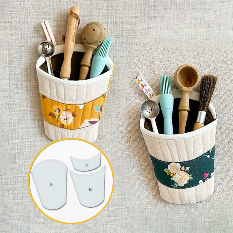 Kavos liniuotės siuvimo šablonas Daugkartinio naudojimo DIY rankų darbo siuvimo liniuotė Daugiafunkcis siuvimo raštų įrankiai