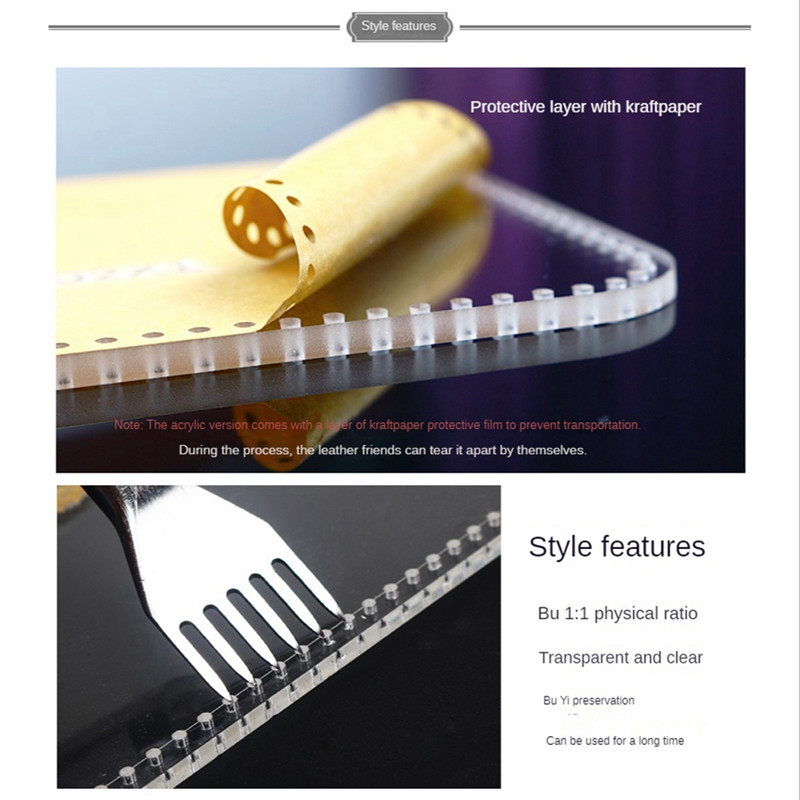 5 vnt senovinio piniginės maišelio šablono trafareto trafareto šablono įrankis, skirtas odiniams įrankiams „pasidaryk pats“ rinkinys