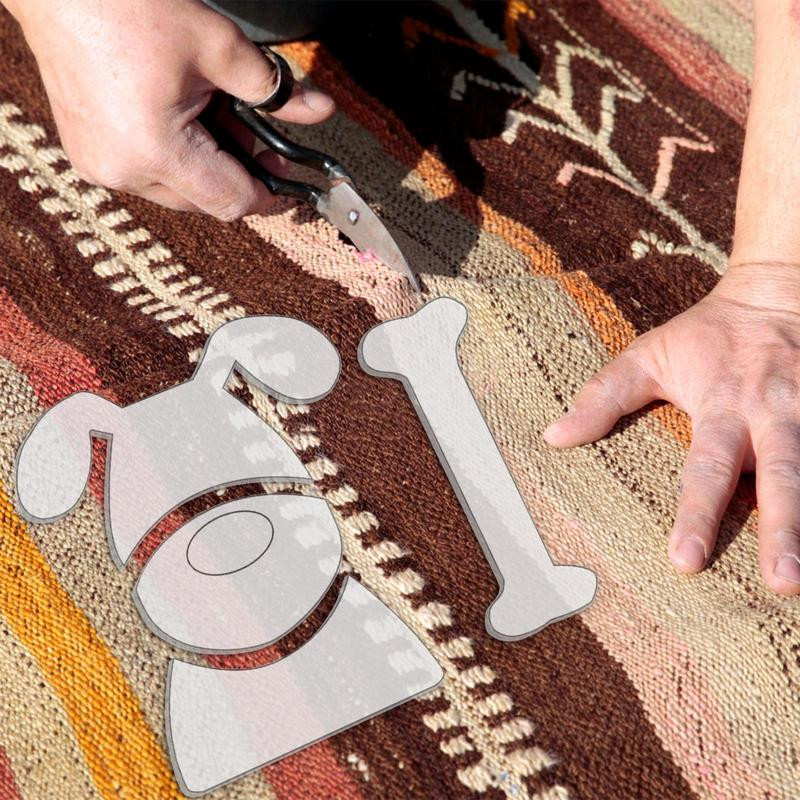 Šunų antklodžių raštas 2D akrilo antklodžių trafaretai rankiniam siuvimui Siuvimo raštas Skiautinių šablonas Skiautinių šablonų rinkinys puodeliui