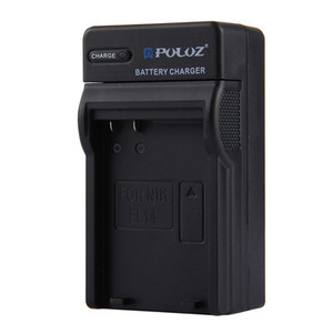 PULUZ US Plug Încărcător de baterie Încărcător de călătorie pentru baterie USB pentru Nikon D70 D100 D100SLR P500 P510 EH-69P S200 s600 S700 S710 S8100