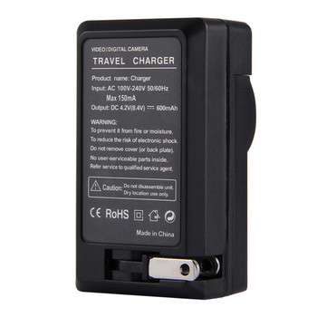 PULUZ US Plug Battery Charger USB Battery Travel Charger за Nikon D70 D100 D100SLR P500 P510 EH-69P S200 s600 S700 S710 S8100