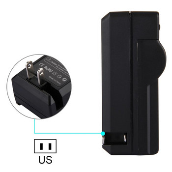 PULUZ US Plug Battery Charger Φορτιστής ταξιδίου μπαταρίας USB για Nikon D70 D100 D100SLR P500 P510 EH-69P S200 s600 S700 S710 S8100