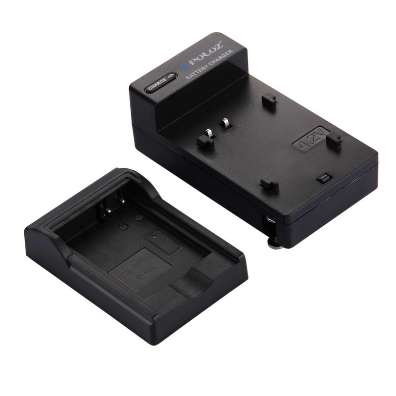 PULUZ US Plug Încărcător de baterie Încărcător de călătorie pentru baterie USB pentru Nikon D70 D100 D100SLR P500 P510 EH-69P S200 s600 S700 S710 S8100