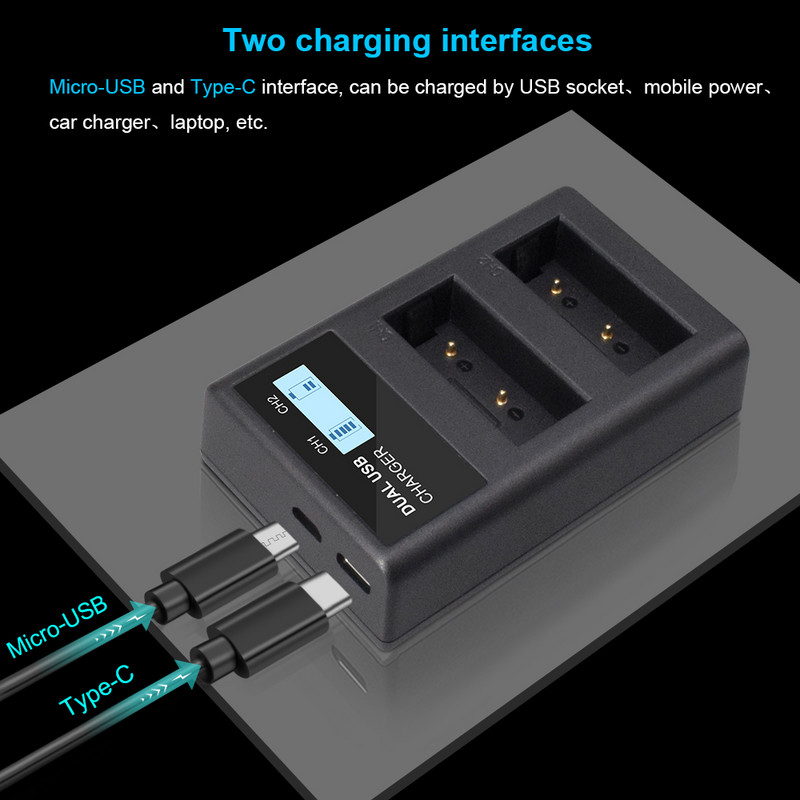 PALO NP-W126 NP W126 NPW126 akumulatora lādētājs LCD dubultais lādētājs Fuji X-Pro1 XPro1 X-T1 XT1 HS30EXR HS33EXR X PRO1 akumulatoram