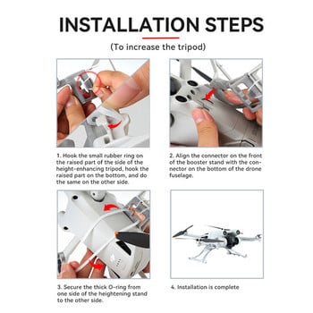 Για DJI Mini 3 Pro Float Landing Skid Landing Gear Landing On Water Για αξεσουάρ DJI Drone