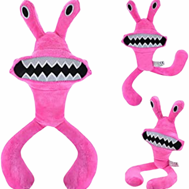 Играчка Rainbow friends, Плюшена, Розова, 27х14 см