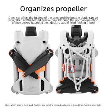 Τρίποδα προσγείωσης για DJI Mini 3/Mini 3 Pro Silicone Strap Extension Legs Support Gimbal Protector Πτυσσόμενα αξεσουάρ Drone