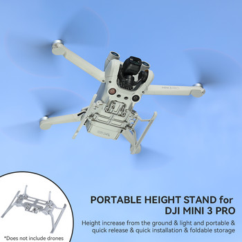 Бързо освобождаващ колесник за DJI Mini 3 Pro Drone Height Extender Дълги крака Протектор за крака Стойка Gimbal Guard Аксесоар