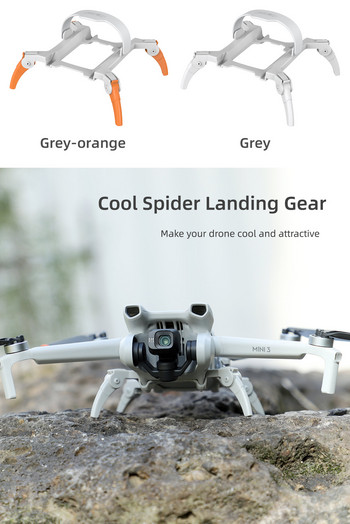 FOR DJI MINI 3 Landing Gear Heightened Spider Gears Extensions Support Leg Protector for DJI Mini 3 Drone Accessories