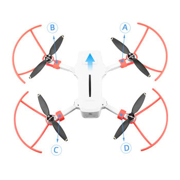 4 τεμ. Drone Propeller Guard For FIMI X8 MINI Προστατευτικό δακτύλιο προστασίας έλικας γρήγορης απελευθέρωσης Αξεσουάρ εξοπλισμού προσγείωσης κλουβιού