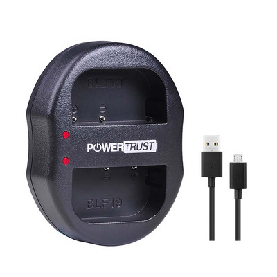 DMW-BLF19E BLF19E BLF19 LED USB kettős akkumulátortöltő Panasonic DMW-BLF19 Lumix DC-G9 DC-GH5 DMC-GH3 DMC-GH3K DMC-GH4 DMC-GH4 készülékhez