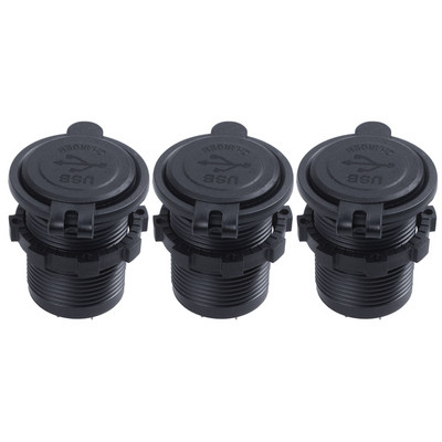 3X 12V-24V Αυτοκίνητο Αδιάβροχο 5V 2.1A + 2.1A Πρίζα διπλής υποδοχής USB