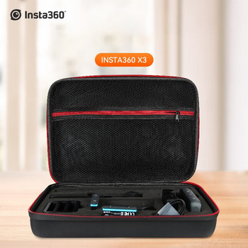 Fran-19G Clollection Box για θήκη μεταφοράς κάμερας Insta360 X3 Φορητή τσάντα αποθήκευσης για αξεσουάρ Insta360 One X3 Action Camera
