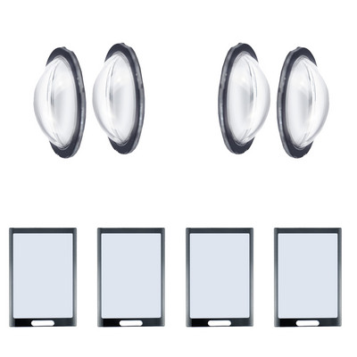 priekš Insta360 X3 Sticky Lens Guards Ekrāna rūdītas plēves komplekta ekrāna aizsargs Insta 360 X3 LCD rūdītajam stiklam 9H cietība