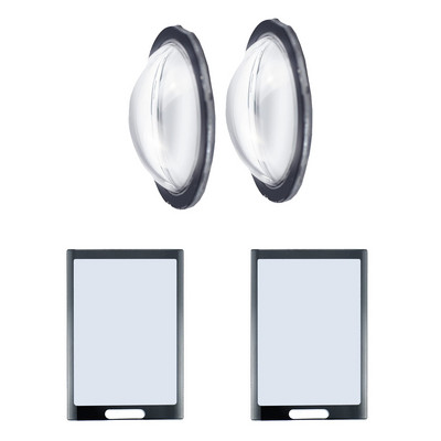 priekš Insta360 X3 Sticky Lens Guards Ekrāna rūdītas plēves komplekta ekrāna aizsargs Insta 360 X3 LCD rūdītajam stiklam 9H cietība