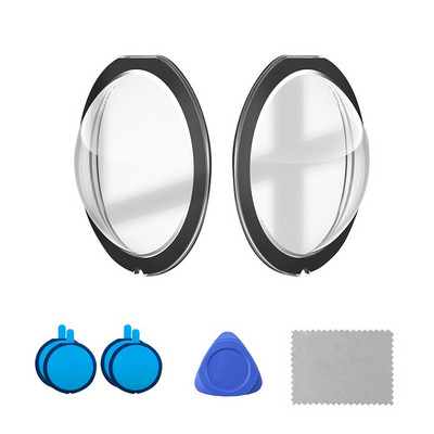 priekš Insta360 X3 Sticky Lens Guards Ekrāna rūdītas plēves komplekta ekrāna aizsargs Insta 360 X3 LCD rūdītajam stiklam 9H cietība