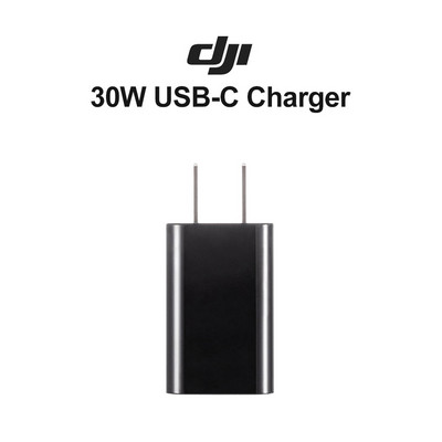 DJI 30 W USB-C įkroviklis, skirtas DJI Mini 3 Pro DJI Mini 2 Mini SE Suteikia 30 W greito įkrovimo iki Mini 3 Pro baterijos vos per 64 minutes