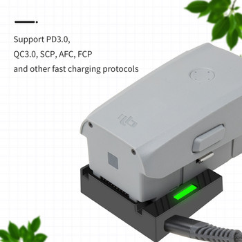 Φορτιστής μπαταρίας USB για Mavic Air 2 /2S Drone Fast Charger Μπαταρία Φόρτιση USB με αξεσουάρ καλωδίου ΤΥΠΟΥ C