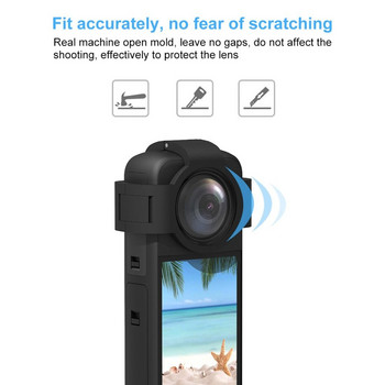 За Insta360 X3 Lens Guard Защитно покритие за Insta360 X3 Sports Action Cameras предотвратява драскотини