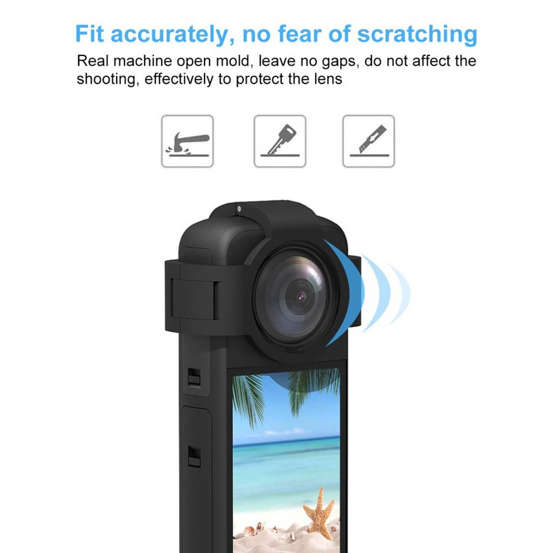 Insta360 X3 Lens Guard aizsargvāciņš Insta360 X3 sporta darbības kamerām novērš skrāpējumus