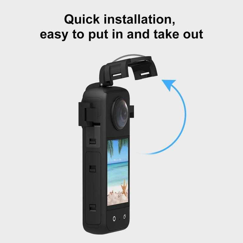 Insta360 X3 Lens Guard aizsargvāciņš Insta360 X3 sporta darbības kamerām novērš skrāpējumus