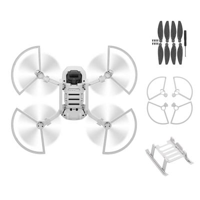 4PCS Propellera aizsargsargs priekš DJI Mavic Mini Drone Aksesuāra lāpstiņas Fens Balsti Spārna skrūve Ātri noņemama vāka aizsargkomplekts